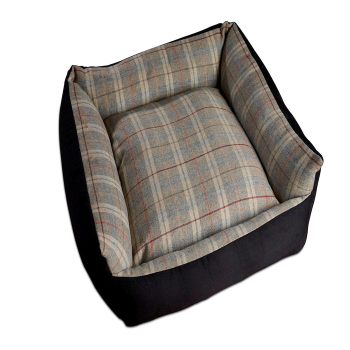 100% Wool Tweed Premium Dog Bed