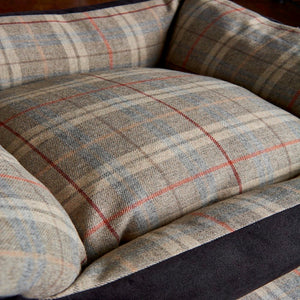 100% Wool Tweed Premium Dog Bed